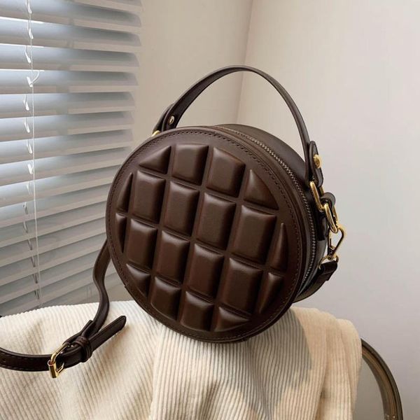 

cross body vintage shoulder bag women 2021 simple lovely casual small round ladies design pu leather mini crossbody and purse