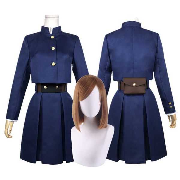 Anime Jujutsu Kaisen Yuji Itadori Nobara Kugisaki Megumi Fushiguro Ryomen Sukuna Kimono Uniforme Cosplay Costume Y0903