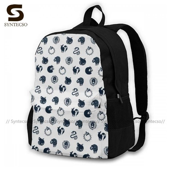 

meliodas backpacks polyester commuter runner backpack large fun bags