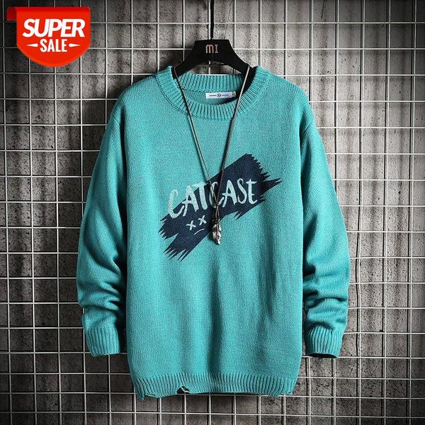 

men's sweaters spring autumn winter clothes 2020 pull oversize -4xl 5xl korea style casual standard pullovers #6y5d, White;black