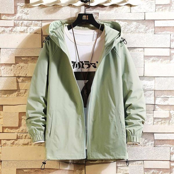 

streetwear hoody bomber jacket men 2021 spring windbreaker men's jacket coat solid casual women's bomber, Black;brown