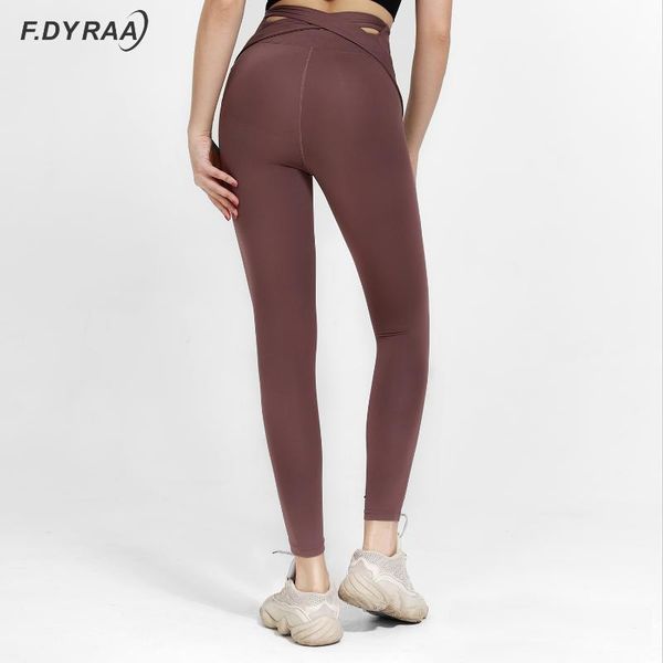 

cross straps lift hip sports pants high waist yoga leggings scrunch buworkout women fitness leggings gym running tights, White;red