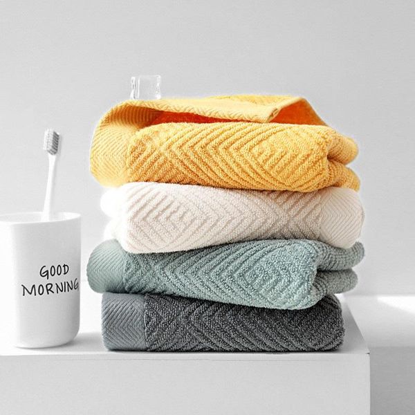 

towel 100% cotton hand set plain combed terry el bathing strong absorption hair