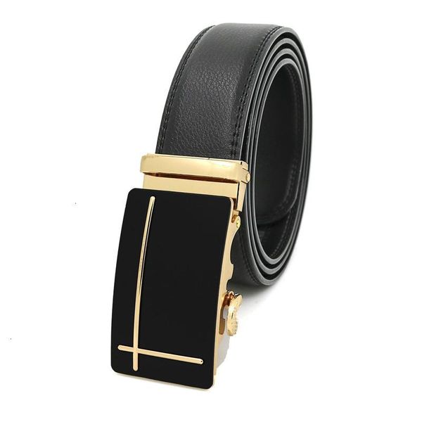 

belts two-layer belts men's automatic bule leather business young trouser, Black;brown