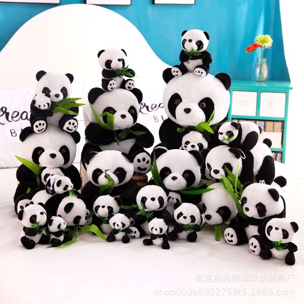 

white black plush toys panda dolls panda plush toy cute kids toy doll soft stuffed animals children's day birthday gifts sale