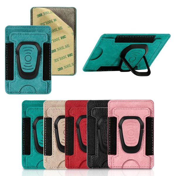 

cell phone mounts & holders rotation car magnetic adhesive back sticker card package for 12 pro max mini purse finger sta