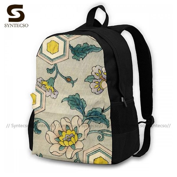 

backpack flowers backpacks sweet polyester workout breathable bags