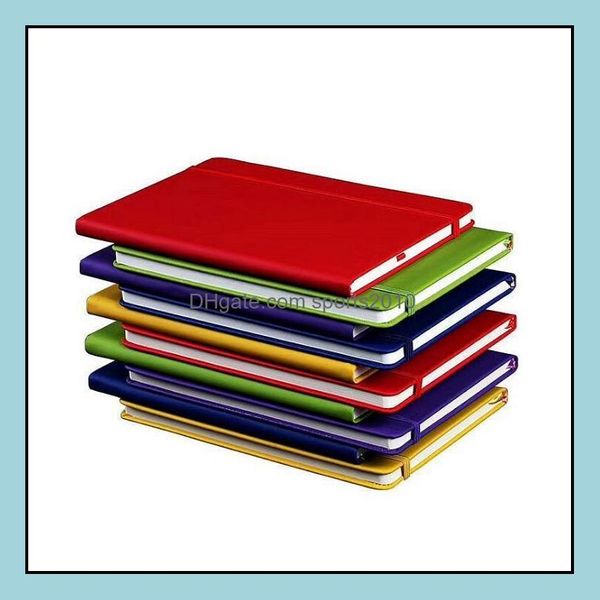 NOTAS NOTEPADS Supplies Office School Business Industrialw￳pela! Notebook de escrita cl￡ssica de grossa da faculdade A5 mais dif￭cil com p com p com p