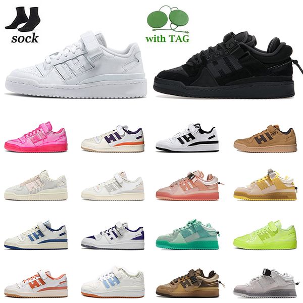 

wholesale mens running shoes fashion forum low bad bunny back to school white black buckle brown orbit grey royal blue crew navy off platfor