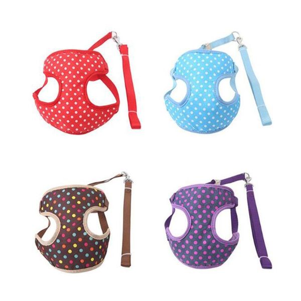 

dog collars & leashes dot printing pet leash rope for small medium dogs outdoor walking