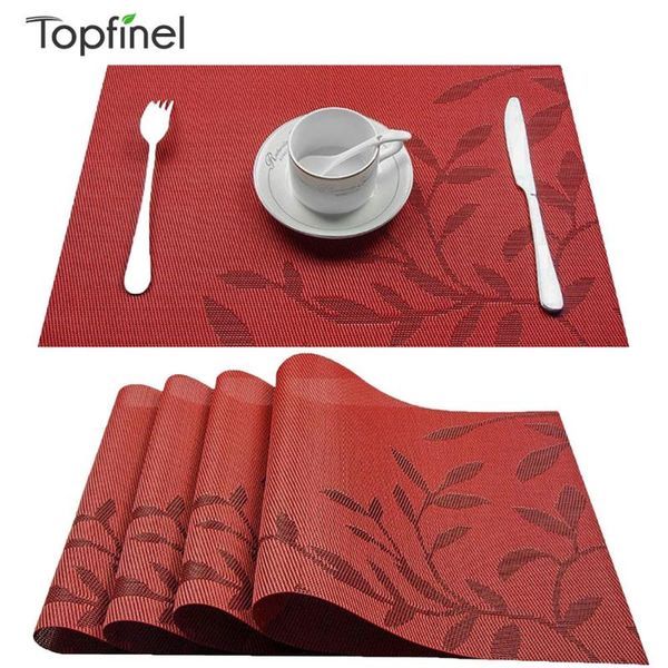 

mats & pads inel pvc flower pattern placemats for dining table runner linens place mat in kitchen accessories cup wine