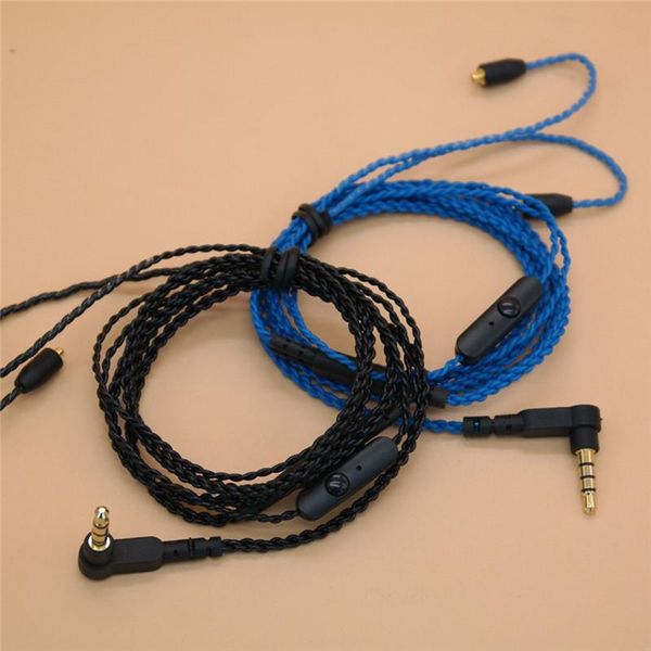 

headphones & earphones diy ie800 headphone cable single crystal copper wires, 14 core x4 high-end earphone
