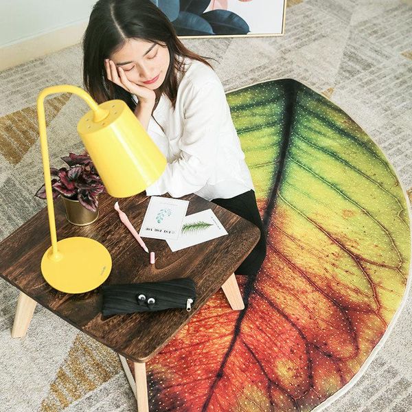 

carpets 3d colorful creative leaves carpet children bedroom rugs floor mat bathroom living room rug hallway parlor baby soft