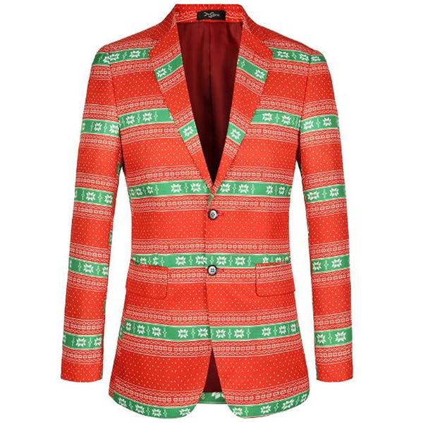 

new style festival holiday men casual printed fashionable european and american tribal men's suit yze3, White;black