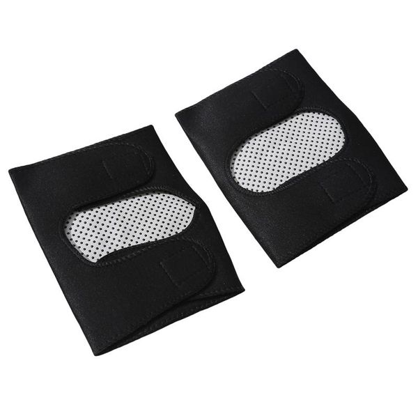 

magnetic self heating arm pads magnetic therapy tourmaline elbow wrist protection belt pain relief health care bandage lift, Black;gray