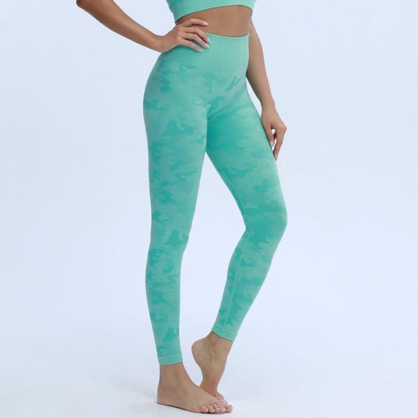 

yoga outfit nepoagym women colors camo seamless leggings high waist booty scrunch compression pants