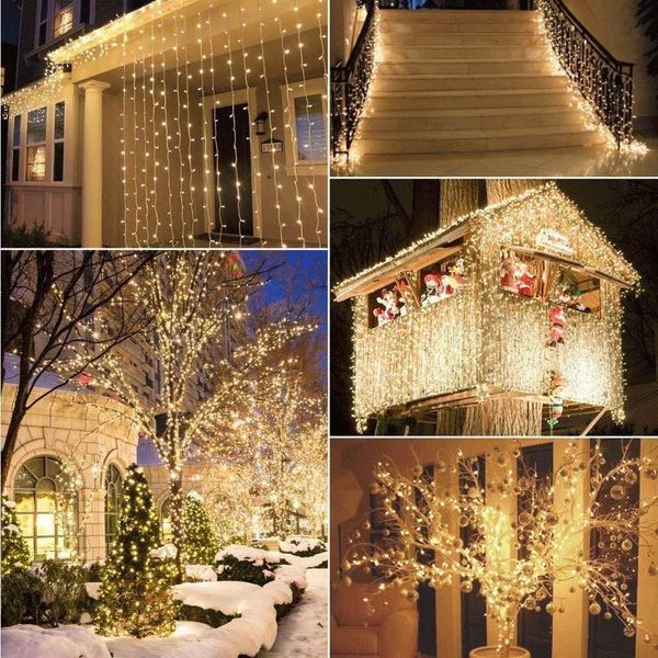 

10m 100 led string garland christmas tree fairy light luce waterproof home garden new year party outdoor holiday decoration .b
