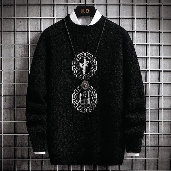 

men's sweaters #5840, White;black