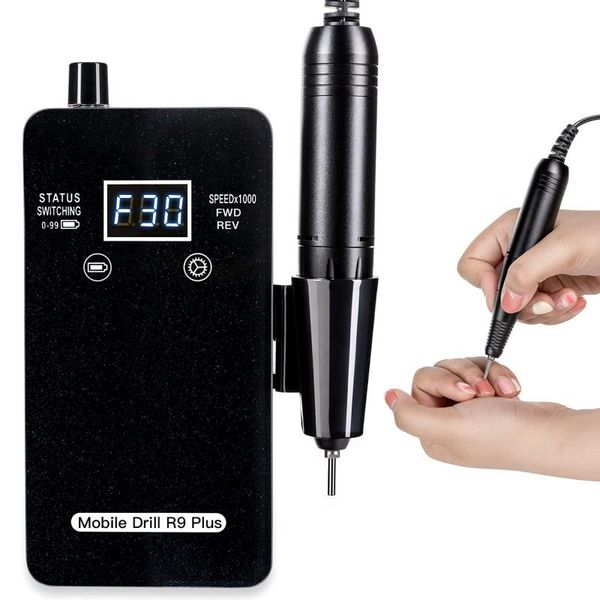 

nail drill & accessories professional machine 30000 rpm rechargeable for acrylic nails portable electric efile