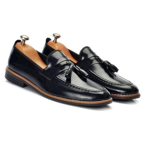

dress shoes 1048 model men's casual corcik rok patent leather shoe black