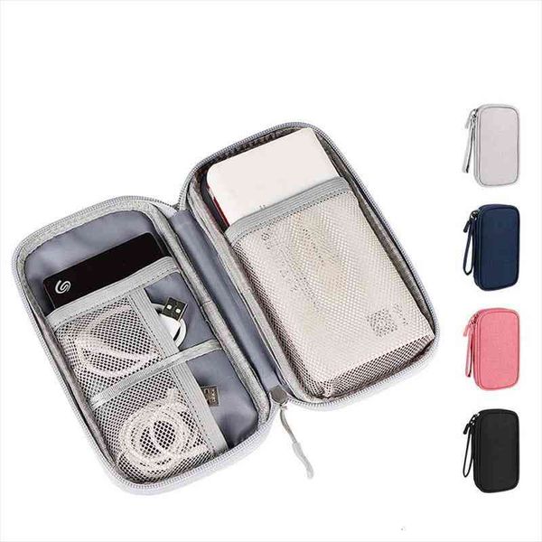 

travel kit small bags mobile phone digital gadget device usb cable data organizer travel inserted bag storage cosmetic bag