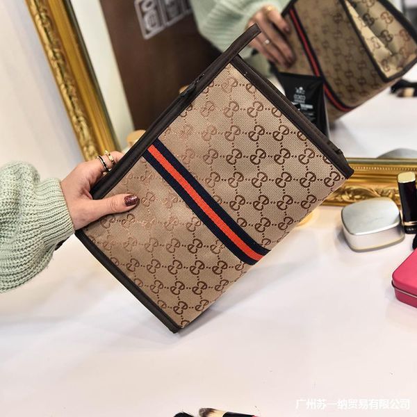 

travel cosmetic bag storage female simple large capacity small hand portable mini mobile phone