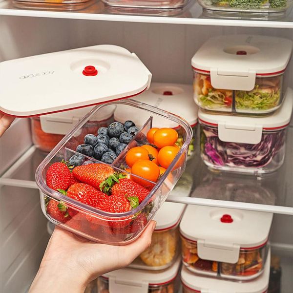 

smart home control circle joy vacuum preservation box sealed stoarge lunch fruit storage case food container office school