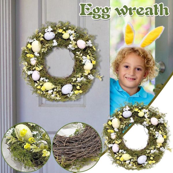

simulation garland easter decoration window decoration door pendant