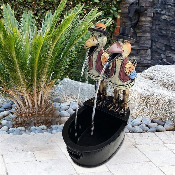 

garden decorations animal statue water fountain decoration with pipe outdoor