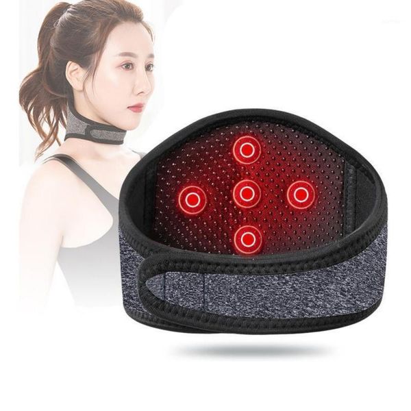 

waist support 2021 self-heating neck magnetic tourmaline pain relief therapy wrap protect massager belt heated pads1, Black;gray