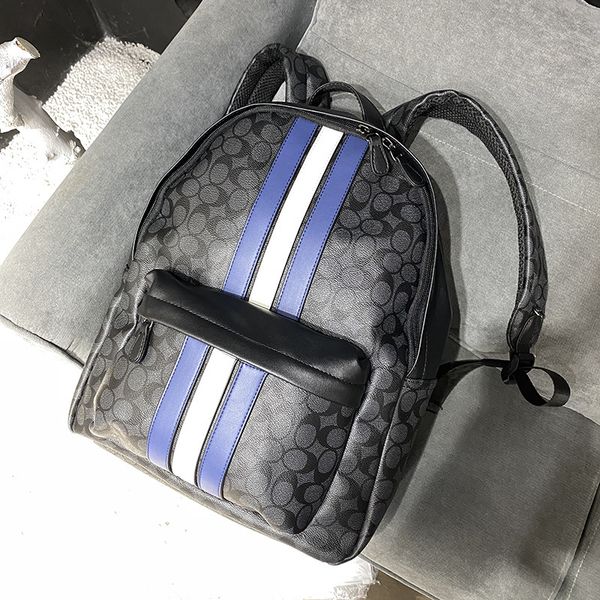 

briefcase black backpack men's fashion trend schoolbag college student travel bag