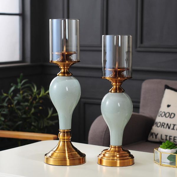 

candle holders ceramic candlestick vintage decor form wedding table centerpiece decorations home decore bg50ch