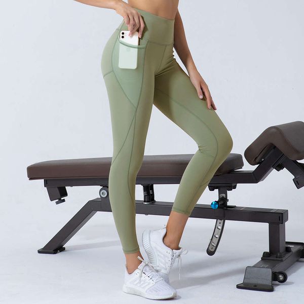 

fitness lu naked new yoga sense clothes fast women's dry running pocket sports tights, Black;white