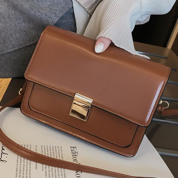 

evening bags korean version women's simple fashion pu leather underarm shoulder bag female handbag shopper designer crossbody for women