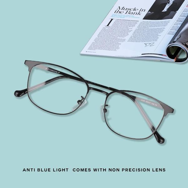

sunglasses 53094 blauw licht blokkeren bril square small optical glasses frames men women metal fashion computer eyeglasses oculos de grau, White;black
