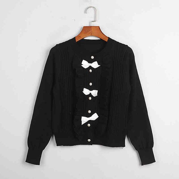 

women's round neck long sve sweater, black and white fashion, size, , l, dl, 1101, delivery, White;black