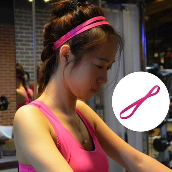 

solid color yoga running fitness headband sport hair band yoga anti-slip elastic sweatband gym sport headband yoga acc jllmgy