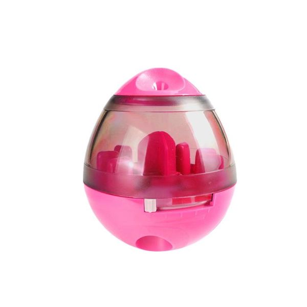 

dog toys & chews interactive cat food treat ball bowl toy funny pet shaking leakage container puppy feed tumbler