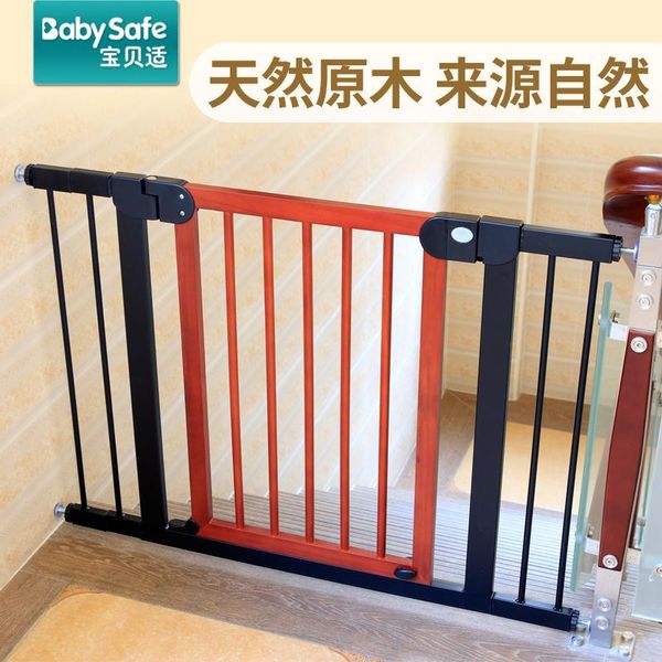 

bed rails stair barrier child safety gate solid wood baby kitchen fence