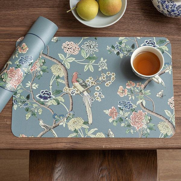 

mats & pads leather mat chinese style waterproof and