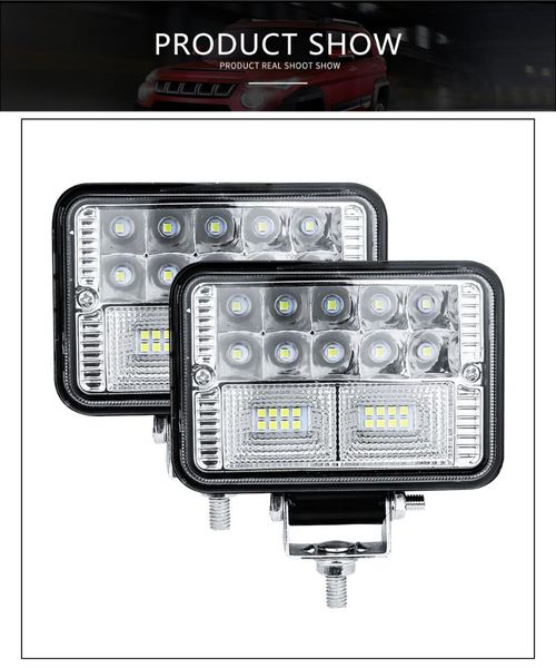 

working light 12v-24v work 26led 6000k white 78w high brightness trailer truck