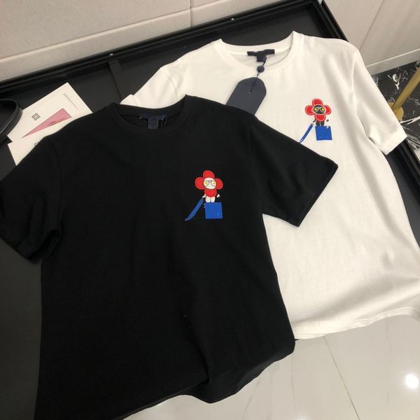 

2021 designer new high-end custom cotton t-shirt men women the style0101, White