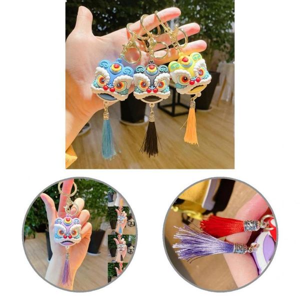 

berets key ring useful small size long lasting anti-deform tassels pendant keychains for friends chains, Blue;gray