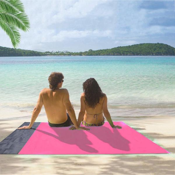 

outdoor pads 200x140cm pocket camping mat portable picnic ground waterproof beach blanket travelling easy carrying parts