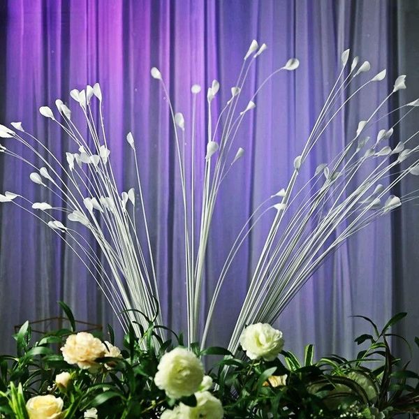 

decorative flowers & wreaths artificial flower 80cm long single white peacock bouquet holiday party decoration wedding stage background fake