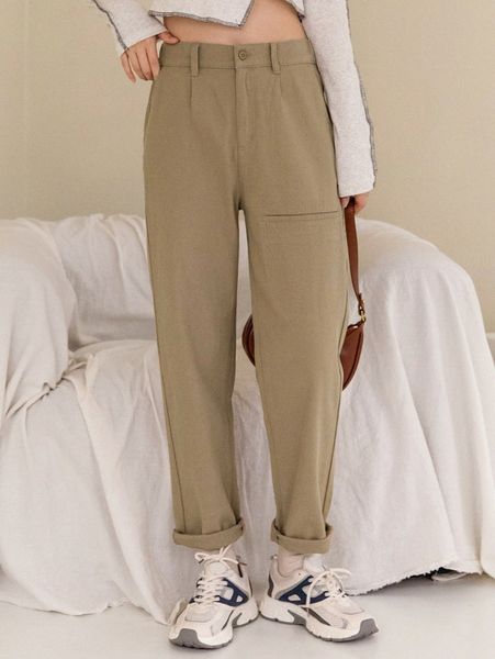 

dazy high waist plicated detail mom jeans v3xq#, Blue