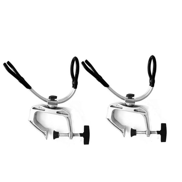 

2 piece fishing rod holder 360 degree kayak boat support pole stand bracket