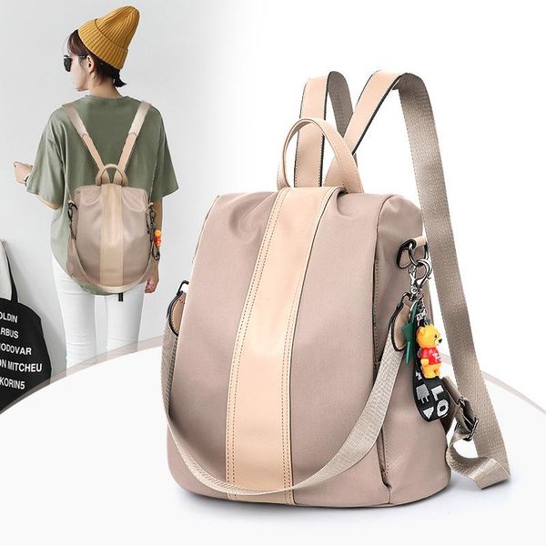 

outdoor bags 2021 women's bag anti-theft backpack korean large-capacity nylon oxford cloth rucksack women