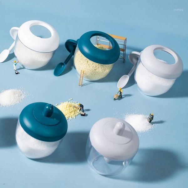 

storage bottles & jars nordic seasoning box kitchen organizer jar containers household plastic boxes organization
