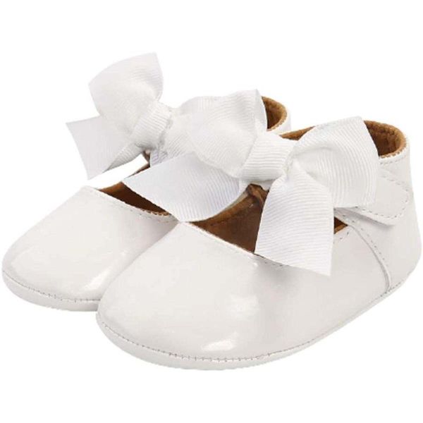 

2021 baby girl flat shoelace bowknot non-slip toddler princess dress toddler shoes princess dress shoes with bow#g30, Black